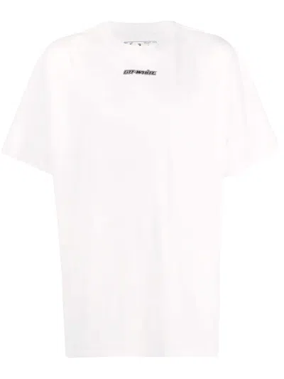 Pre-owned Off-white Men's Off Marker Red Arrows Oversized Tee Shirt In White