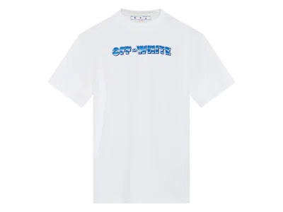 Pre-owned Off-white Men's Off Metal Arrows T-shirt In White/blue In Multi
