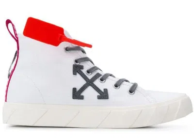 Pre-owned Off-white Men's Off Mid Top Sneakers In White