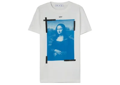 Pre-owned Off-white Men's Off Mona Lisa Slim Fit T-shirt In White