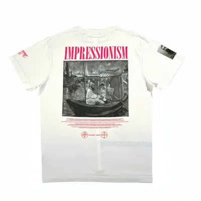 Pre-owned Off-white Men's Off Neutral Impressionism T-shirt In White