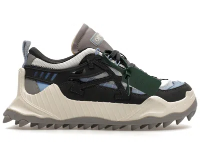 Pre-owned Off-white Men's Off Odsy1000 Blue Sneakers In White/dark Grey/light Blue
