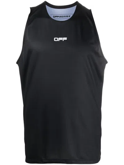 Pre-owned Off-white Men's Off Off Active Arrows Tank Topin Black/white