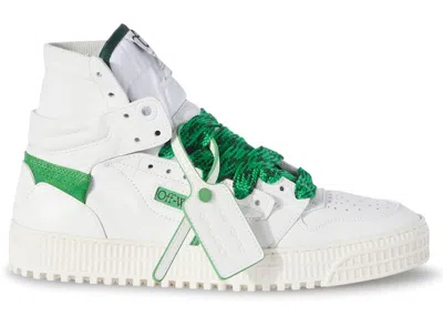 Pre-owned Off-white Men's Off Off Court 3.0 Big Lace Sneakers In White/green