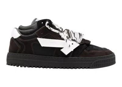 Pre-owned Off-white Men's Off Off Floating Arrow Low Sneakers In Black/white