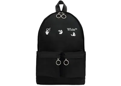 Pre-owned Off-white Men's Off Off Logo Backpackin Black/white