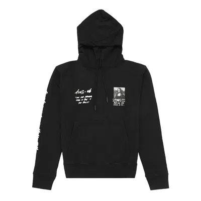 Pre-owned Off-white Men's Off Off Monalisa Graphic Print Hoodiein Black/white In Multi