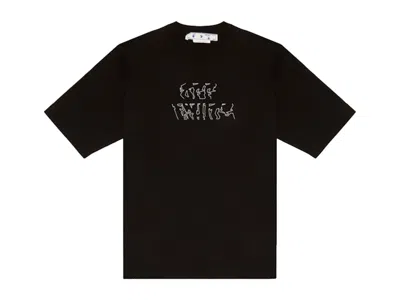Pre-owned Off-white Men's Off Off Neen Arrow Skate Tshirtin Black/white In Multi