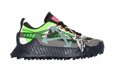 Pre-owned Off-white Men's Off Off Odsy1000 Sneakers In Green/white/black