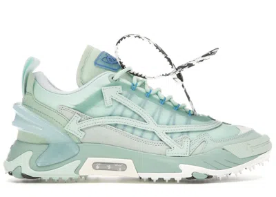 Pre-owned Off-white Men's Off Off Odsy2000 Ss21 Sneakers In Mint Blue/white