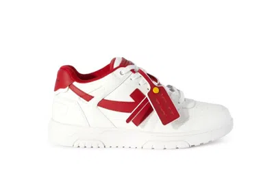 Pre-owned Off-white Men's Off Off Out Of Office Ooo Low Tops 2024 Lunar New Year Sneakers In Red/white In Multi