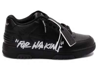 Pre-owned Off-white Men's Off Off Out Of Office Ooo Low Tops For Walking Sneakers In Black/white In Multi