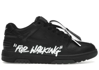 Pre-owned Off-white Men's Off Off Out Of Office Ooo Low Tops For Walking Sneakers In Black/white In Multi