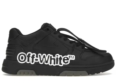 Pre-owned Off-white Men's Off Off Out Of Office Ooo Low Tops "off " Sneakers In Black/white