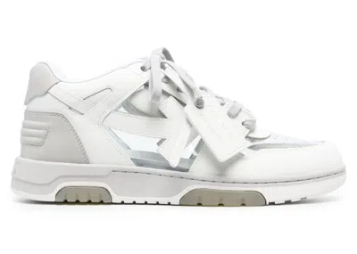 Pre-owned Off-white Men's Off Off Out Of Office Ooo Low Tops See Through Sneakers In Grey/white In Multi