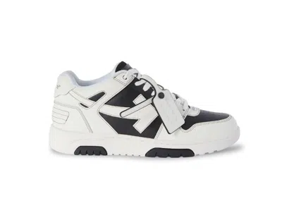 Pre-owned Off-white Men's Off Off Out Of Office Ooo Low Tops Sneakers In Black/white