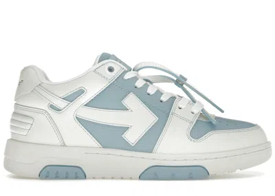 Pre-owned Off-white Men's Off Off Out Of Office Ooo Low Tops Sneakers In Light Blue/white