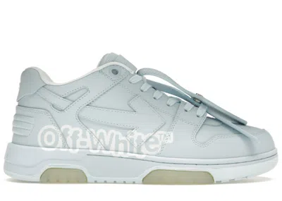 Pre-owned Off-white Men's Off Off Out Of Office Ooo "off " Low Tops Sneakers In Light Blue/white