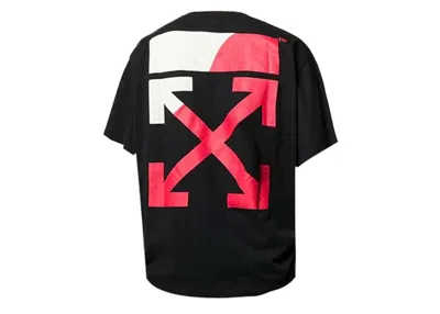 Pre-owned Off-white Men's Off Off Oversized Split Logo Print T-shirt In Black/white/red