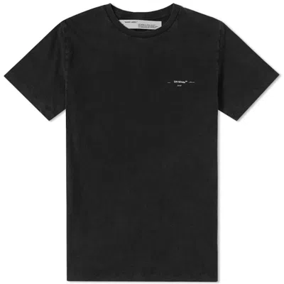 Pre-owned Off-white Men's Off Off Slim Fit 3d Marker Graphic Print Tshirtin Black/white
