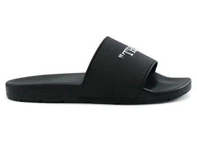 Pre-owned Off-white Men's Off Off This That Slider Sneakers In Black/white