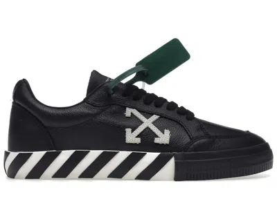 Pre-owned Off-white Men's Off Off Vulc Low Leather Ss22 Sneakers In Black/white