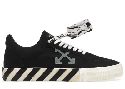 Pre-owned Off-white Men's Off Off Vulc Low Light Arrow Sneakers In Black/white/blue