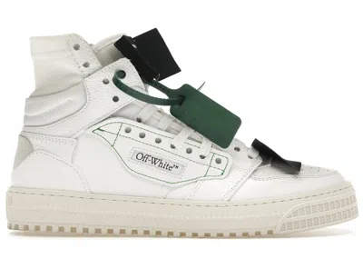 Pre-owned Off-white Men's Off Offcourt 3.0 Green Sneakers In White/black