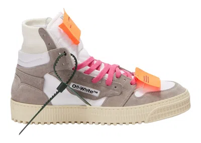 Pre-owned Off-white Men's Off Offcourt 3.0 High (fw22) Sneakers In White/grey/pink