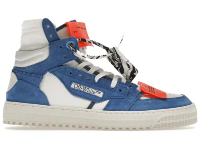 Pre-owned Off-white Men's Off Offcourt 3.0 High Sneakers In White/blue/orange In Multi