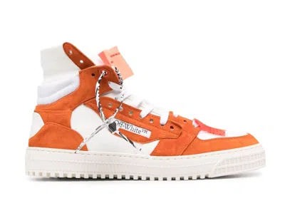 Pre-owned Off-white Men's Off Offcourt 3.0 High Sneakers In White/orange In Multi