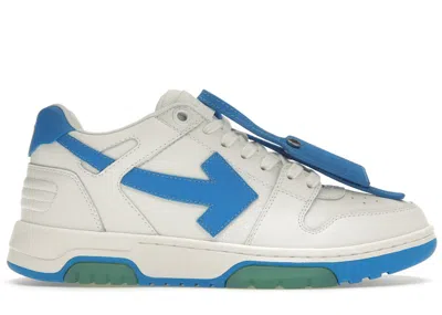 Pre-owned Off-white Men's Off Out Of Office "ooo" Low (fw21) Sneakers In White/blue