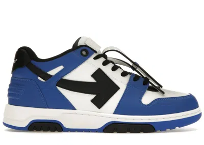 Pre-owned Off-white Men's Off Out Of Office Ooo Low Tops Navy Sneakers In Navy Blue/white In Multi