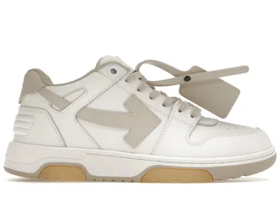 Pre-owned Off-white Men's Off Out Of Office Ooo Low Tops Sneakers In White/beige In Multi