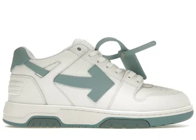 Pre-owned Off-white Men's Off Out Of Office Ooo Low Tops Sneakers In White/celadon In Multi