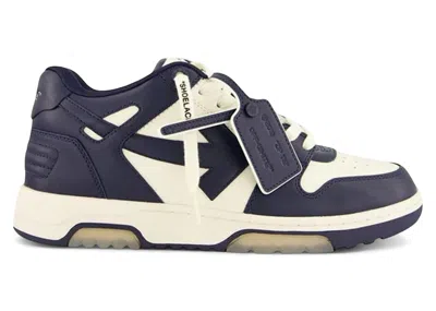Pre-owned Off-white Men's Off Out Of Office Ooo Low Tops Sneakers In White/petrol