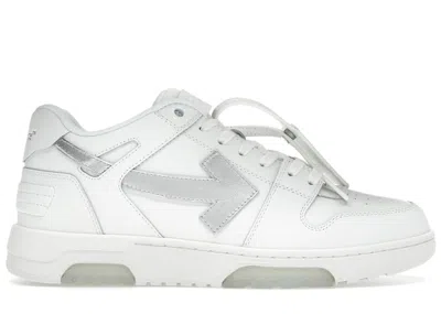 Pre-owned Off-white Men's Off Out Of Office Ooo Low Tops Sneakers In White/silver