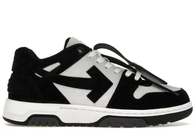 Pre-owned Off-white Men's Off Out Of Office Ooo Low Tops Suede Sneakers In White/black