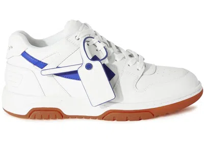 Pre-owned Off-white Men's Off Out Of Office Ooo Royal Sneakers In White/royal Blue/gum In Multi