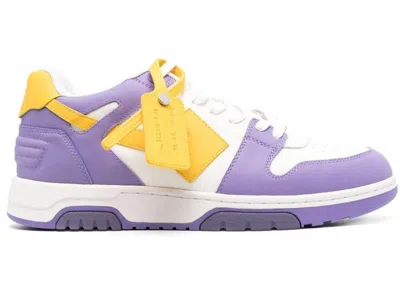 Pre-owned Off-white Men's Off Out Of Office Sneaker Sneakers In White/purple/yellow
