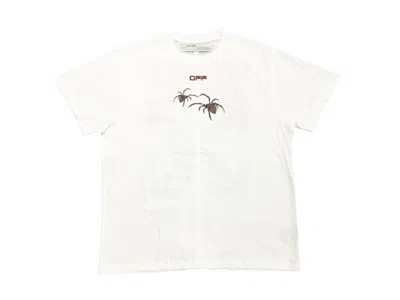 Pre-owned Off-white Men's Off Oversized Fit Arachno Arrows T-shirt In White