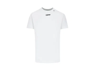 Pre-owned Off-white Men's Off Oversized Fit Caravaggio Arrows T-shirt In White