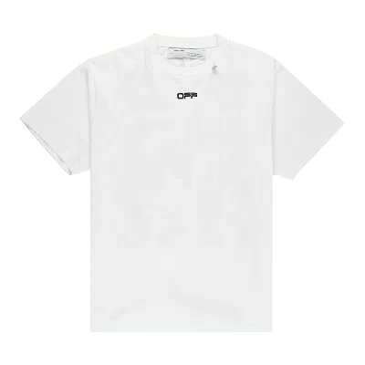 Pre-owned Off-white Men's Off Oversized Fit Caravaggio Square T-shirt In White/black In Multi