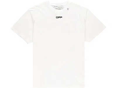 Pre-owned Off-white Men's Off Oversized Fit Wavy Line T-shirt In White