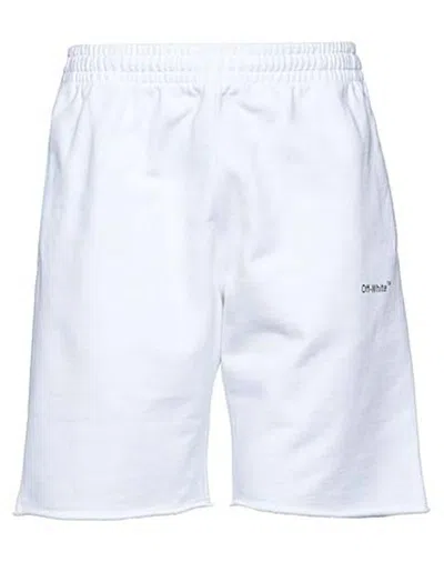 Pre-owned Off-white Men's Off Single Arrow Pocket Sweatshorts In White/black
