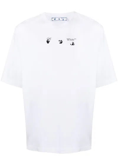 Pre-owned Off-white Men's Off Sketch Arrows Logo T-shirt In White