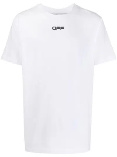Pre-owned Off-white Men's Off Slim Fit Airport Tape Print T-shirt In White