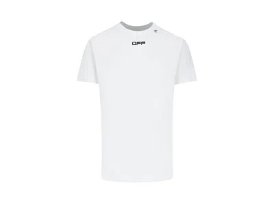 Pre-owned Off-white Men's Off Slim Fit Caravaggio Arrows T-shirt In White