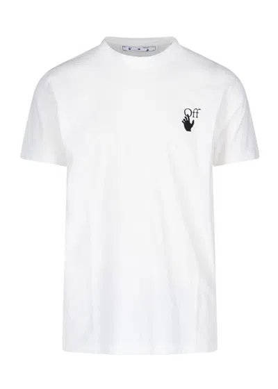 Pre-owned Off-white Men's Off Slim Fit Caravaggio The Lute Player T-shirt In White