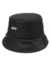 Off-white Off White Men Off Stamp Rev Bucket Hat In Black